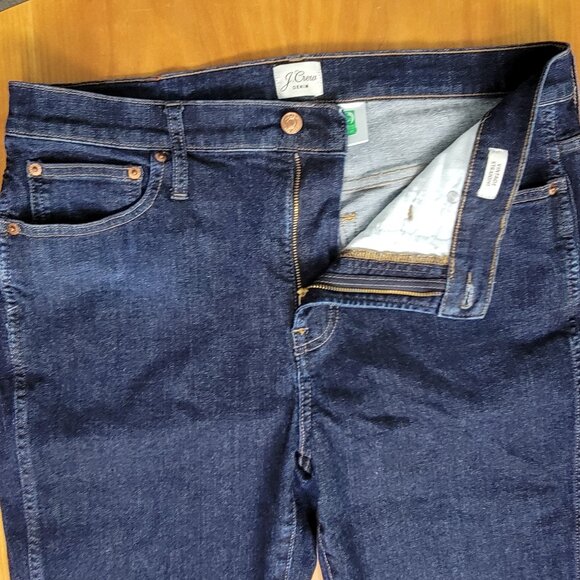 J. Crew High Rise Vintage Straight Blue Jeans - 12 - Picture 5 of 13